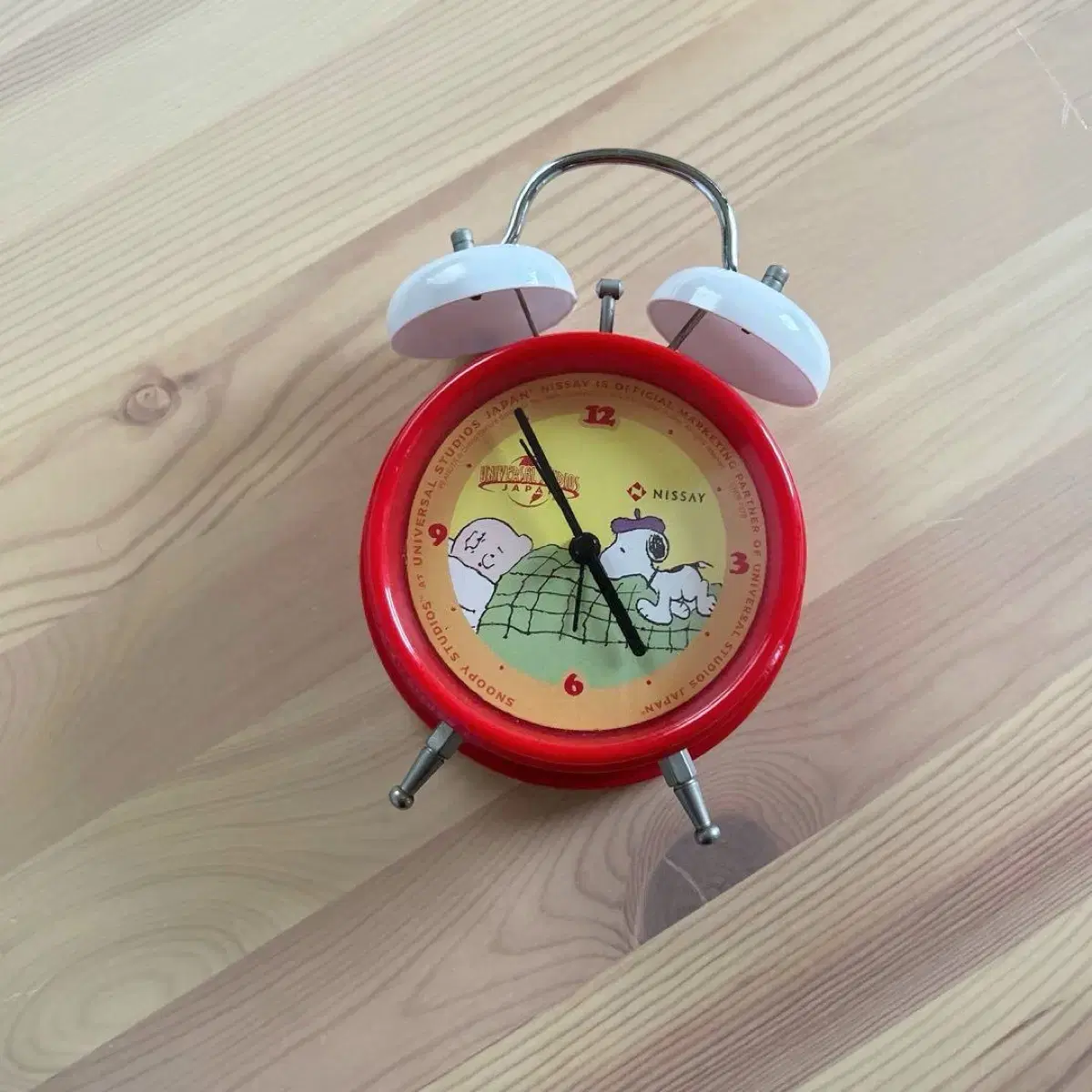 USJ XNissay コラボレーションビンテージスヌーピー目覚まし時計